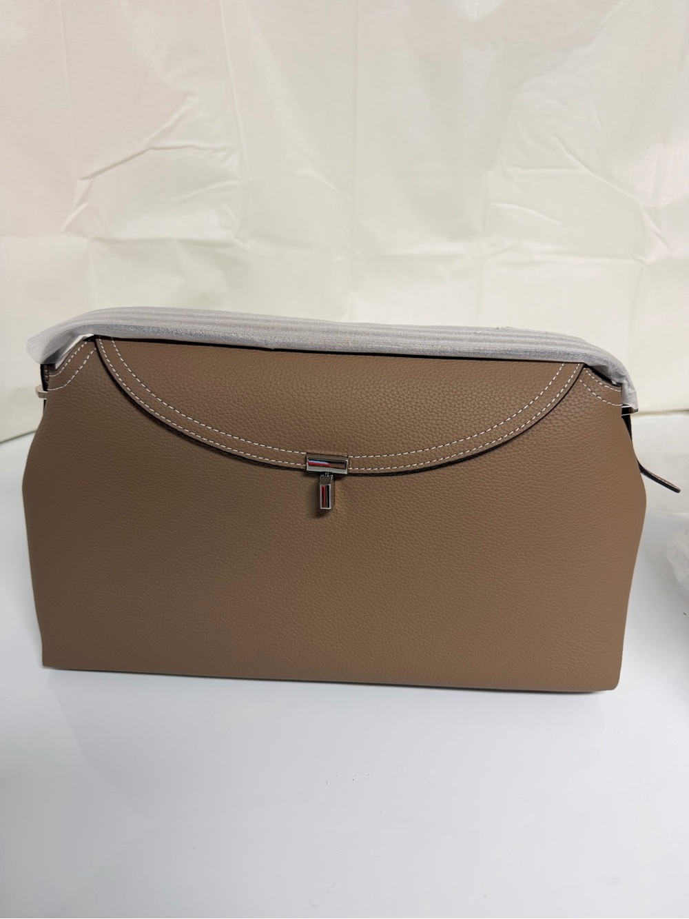 Classic Taupe Women's Handbag - Sleek Everyday Tote